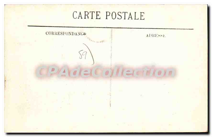 CPA Malo Les Bains La Plage — Verso