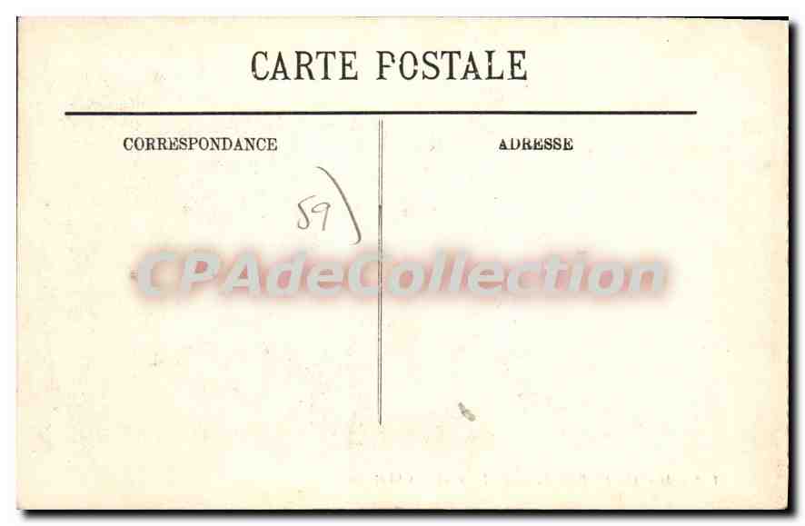 CPA Malo Les Bains La Digue Et Les chalets — Verso
