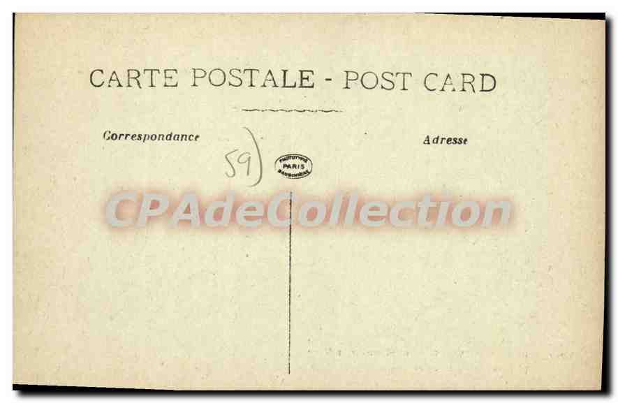 Valenciennes — Interior de la Estación — Editor: París, n° 2992 — Reverso