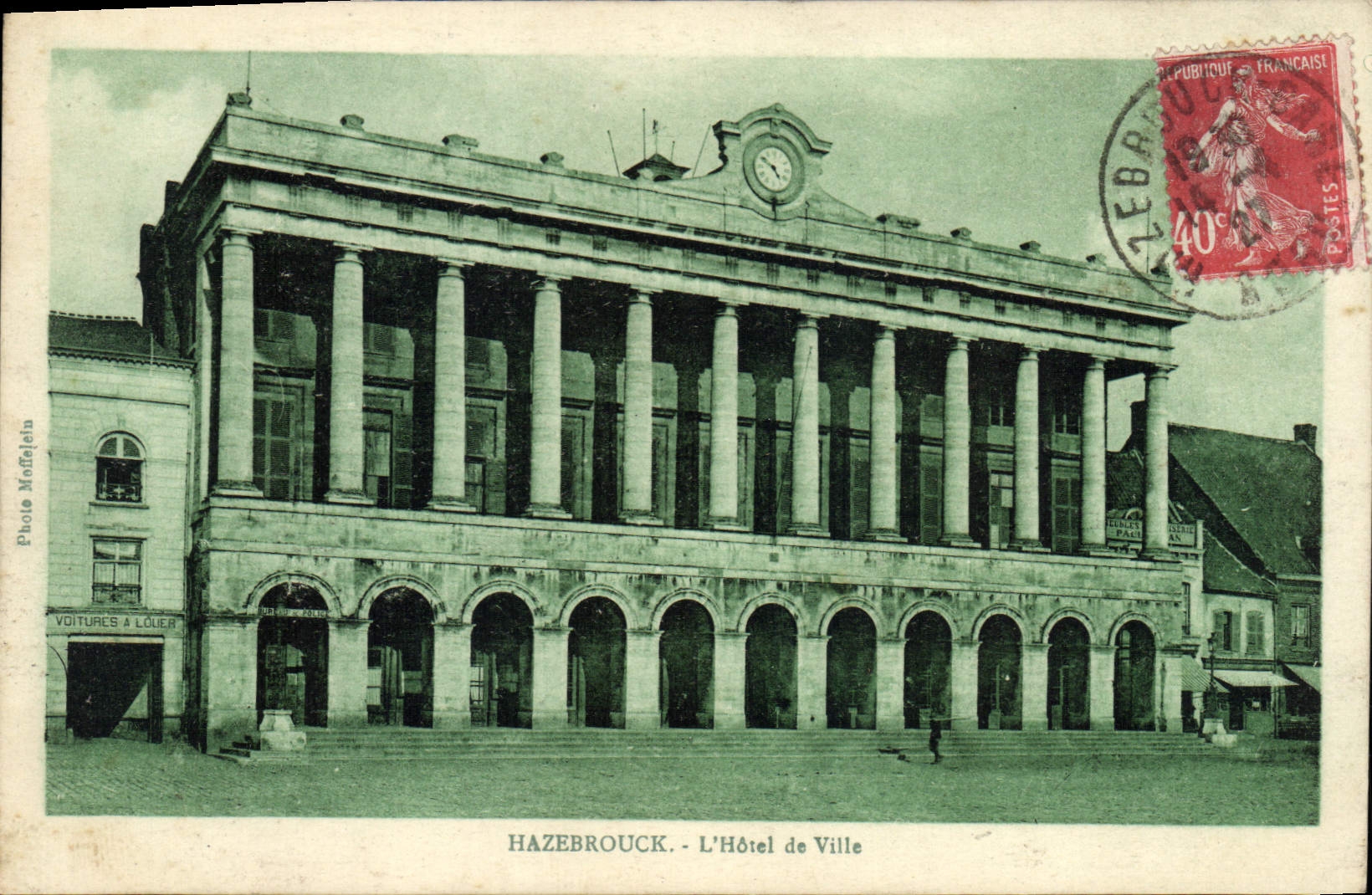 CPA Hazebrouck L'Hotel De Ville