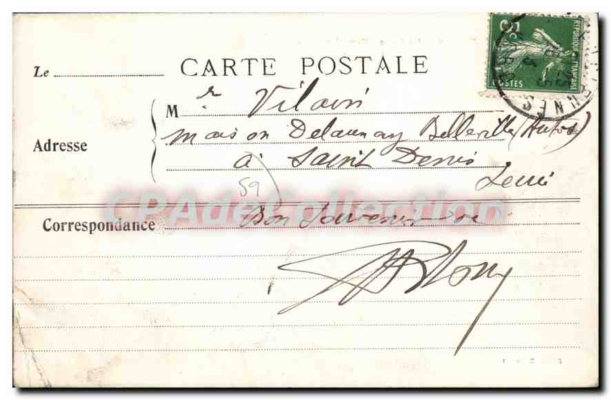 Valenciennes — La Place — Rang des Cafés — Phot. Delsart n°6017 — Reverso