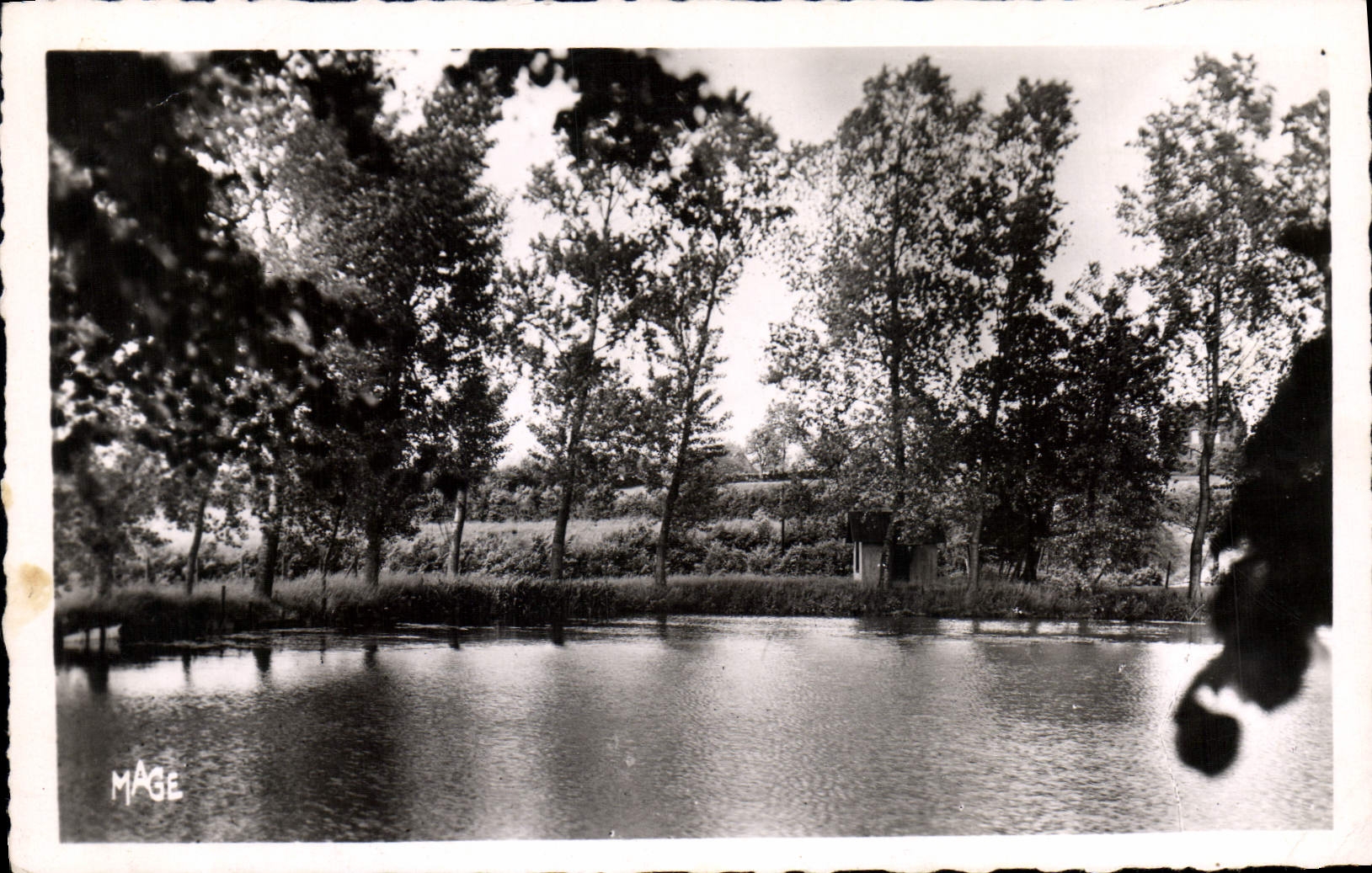CPA Avesnes L'Etang Du Moulin St-Pierre