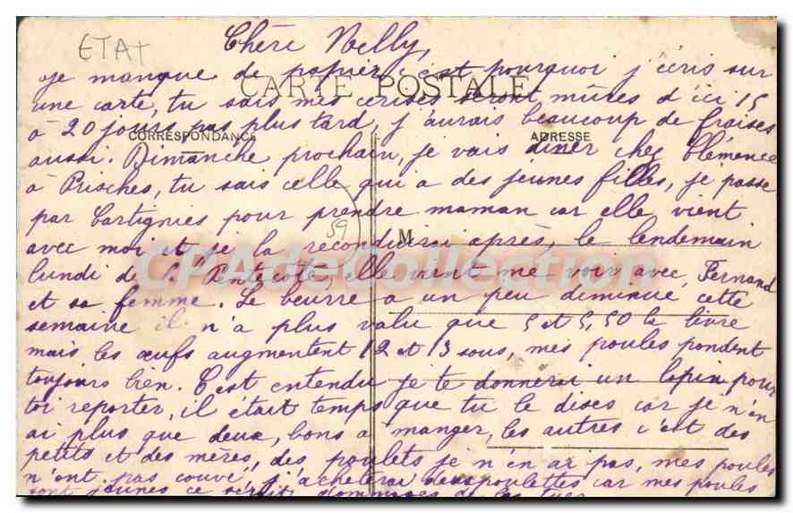 CPA Maroilles Les Bords De I'Helpe Et Le Chateau — Back