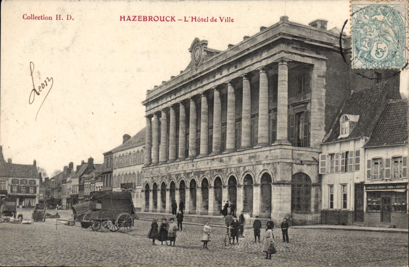 CPA Hazebrouck L'hotel De Ville