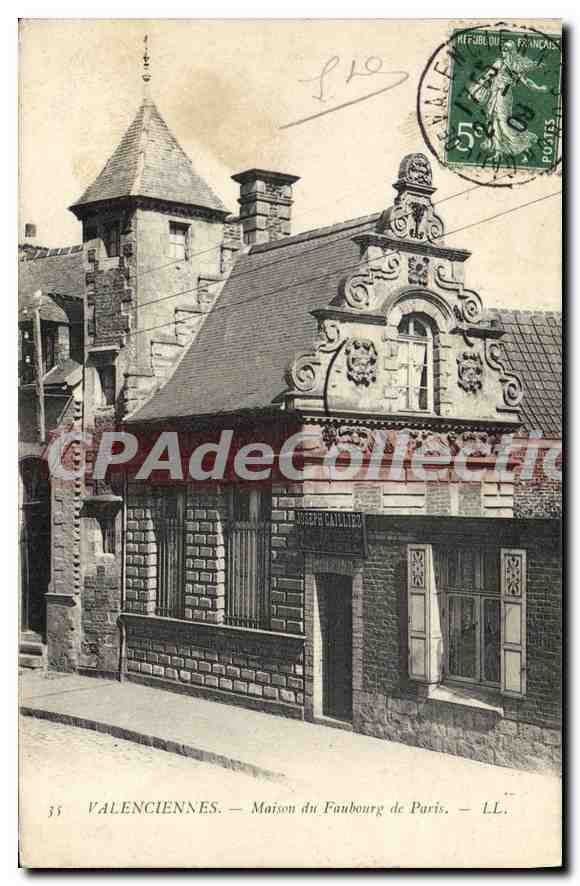 Valenciennes — Maison du Faubourg de Paris — LL. — Imprimerie Nouvelle Photographique, Paris