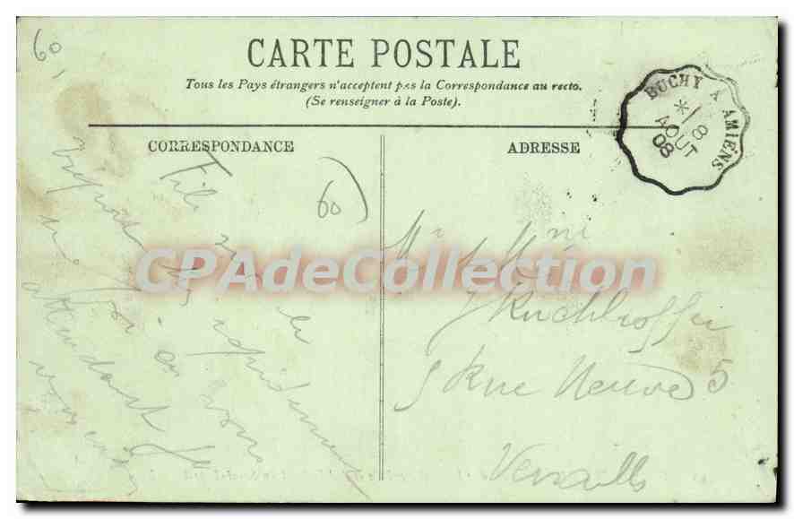 CPA Beauvais Vue Generale De I'Institut agricole — Rückseite