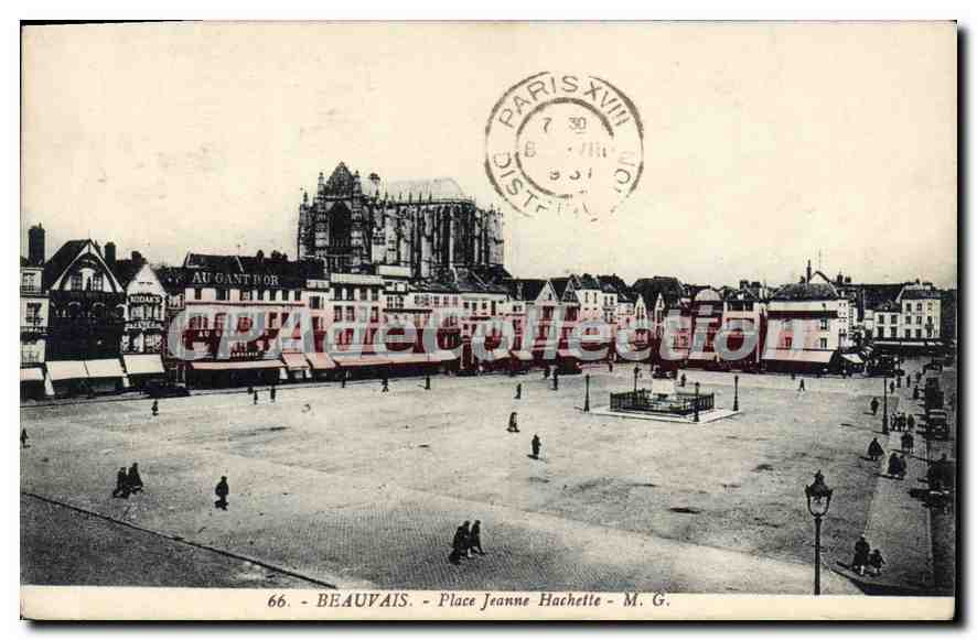 CPA Beauvais Place Jeanne Hachetle