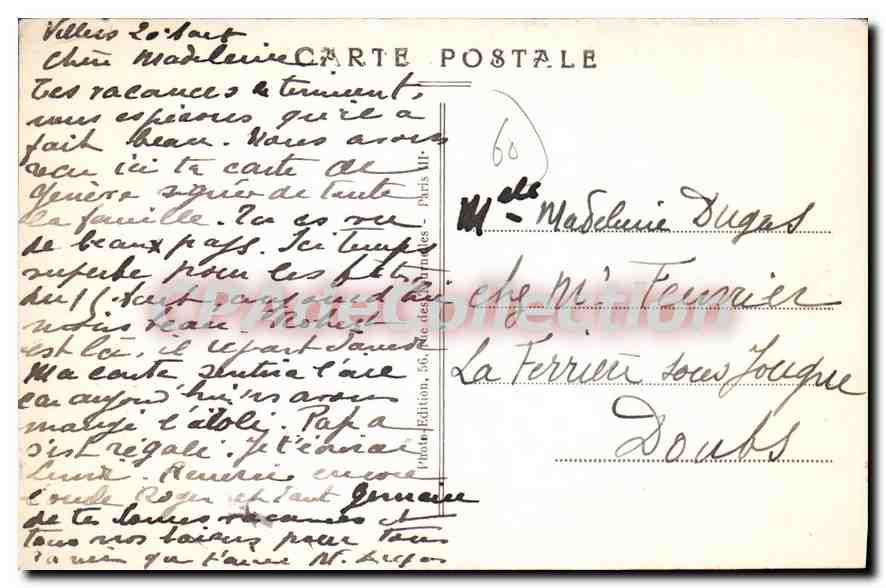 Villers-sous-St-Leu (Oise) — Les Bords de l'Oise. — Rückseite