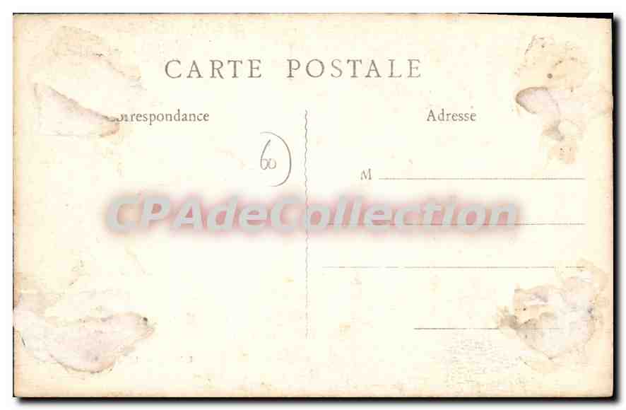CPA Lattainville Chateau Salles Des Gardes — Rückseite