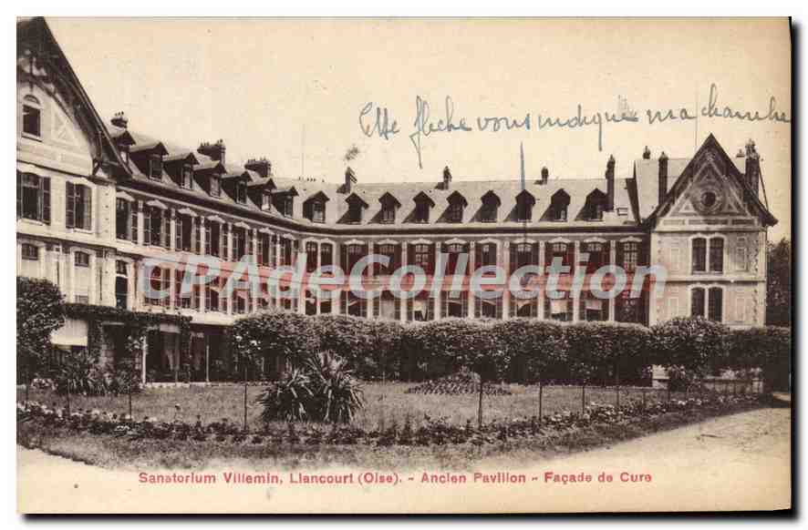 Sanatorium Villemin, Liancourt (Oise) — Ancien Pavillon — Façade de Cura