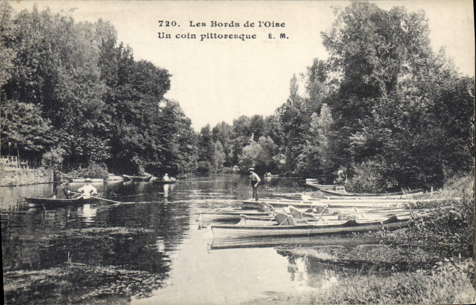 Les Bords de l'Oise — Un coin pittoresque — E. M., n°720