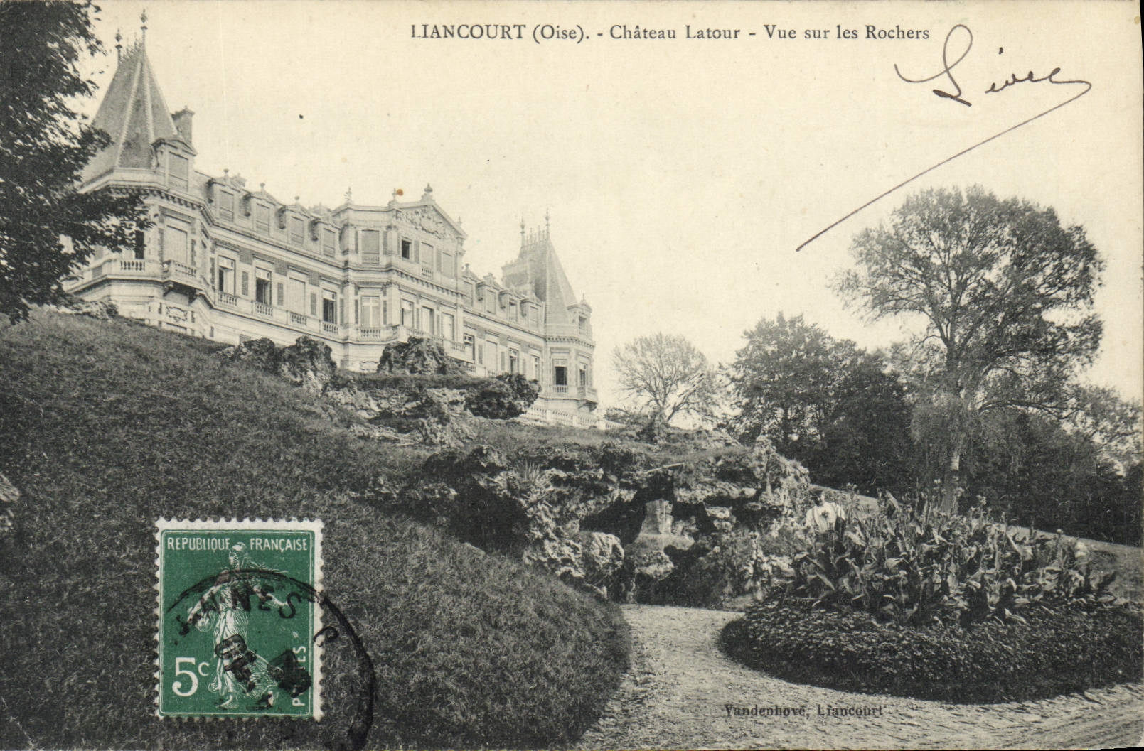 Liancourt (Oise) - Château Latour - Vue sur les Rochers - Yundenhove, Liancourt