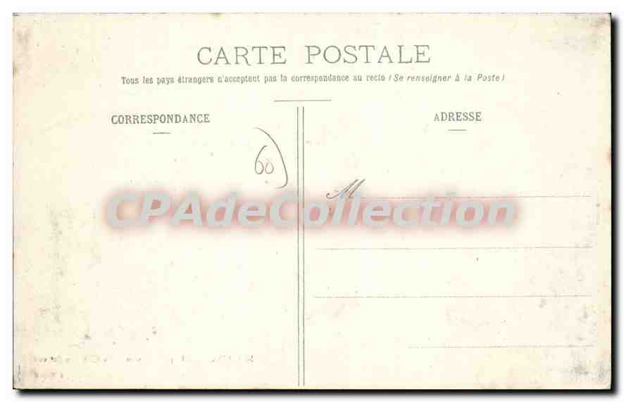 Morlincourt, près Noyon — Le Château (2e vue) — G. Compiègne, imprimeur-photo, à Noyon — Reverso