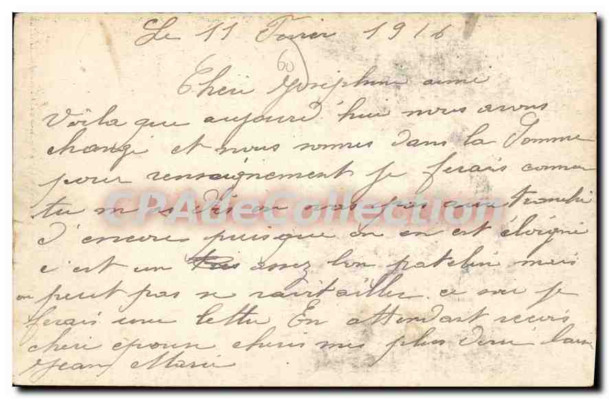 CPA Souvenir De Crevecoeur Le Grand — Rückseite