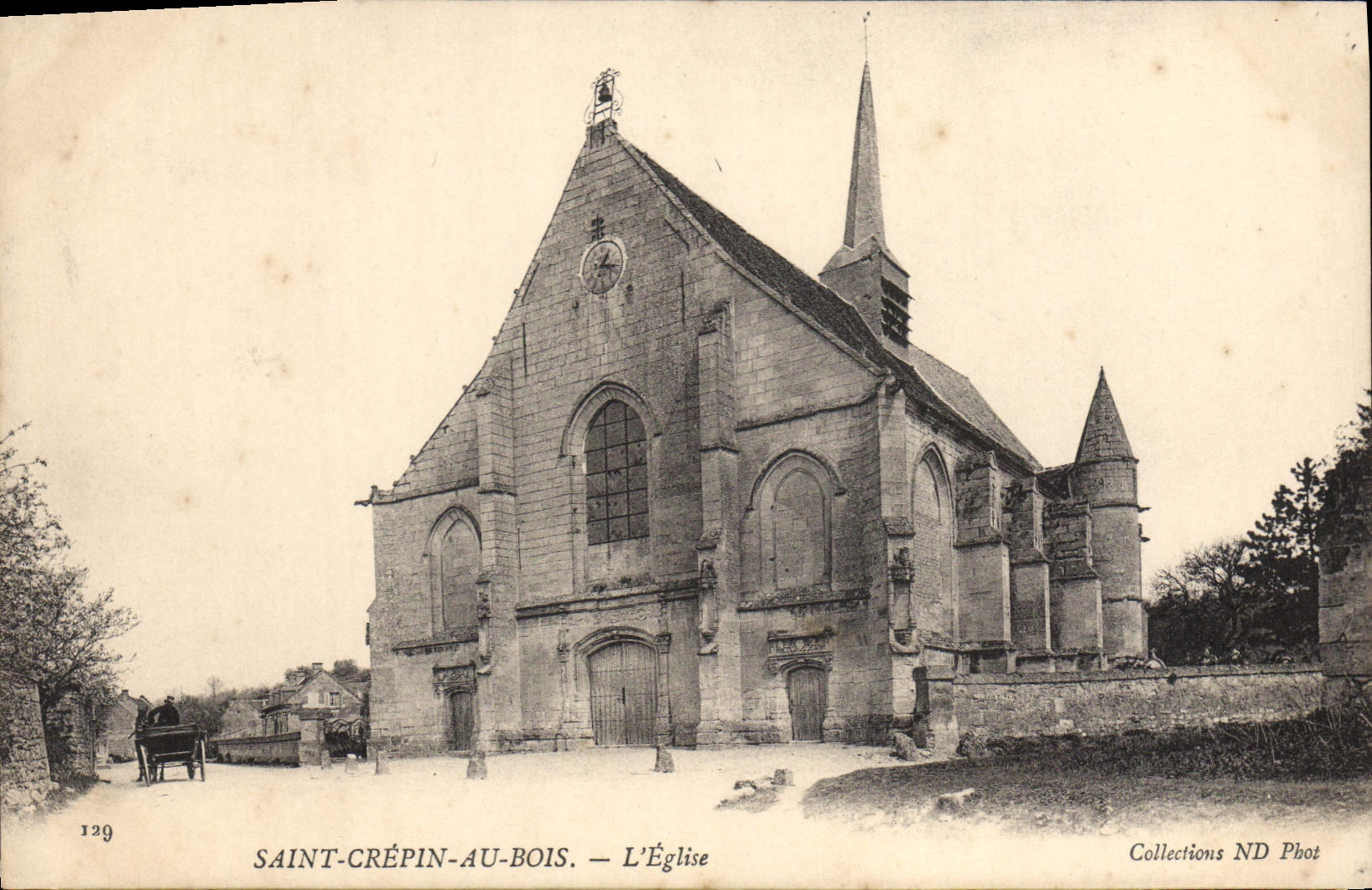 CPA Saint Crepin Au Bois L'Eglise