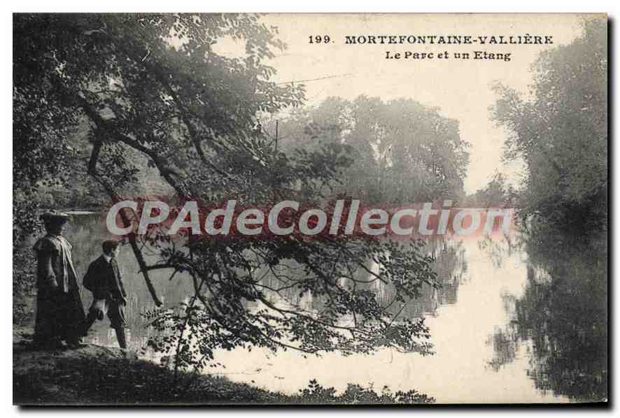 CPA Mortefontaine Valliere parc Etang