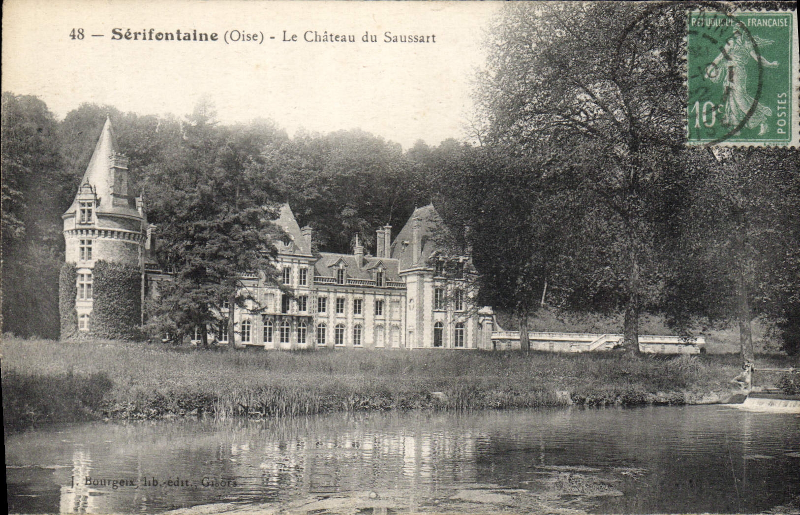 CPA Serifontaine Le Chateau Du Saussart