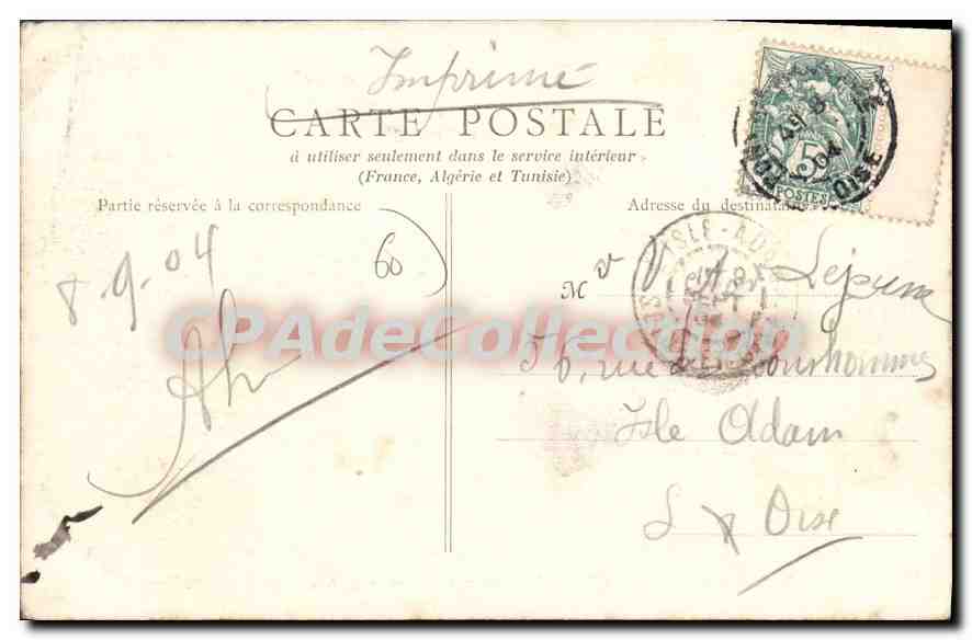 Pont-Sainte-Maxence — Les Tours de Fécamp — Rendez-vous de chasse du Roi Philippe IV, le Bel — Rückseite