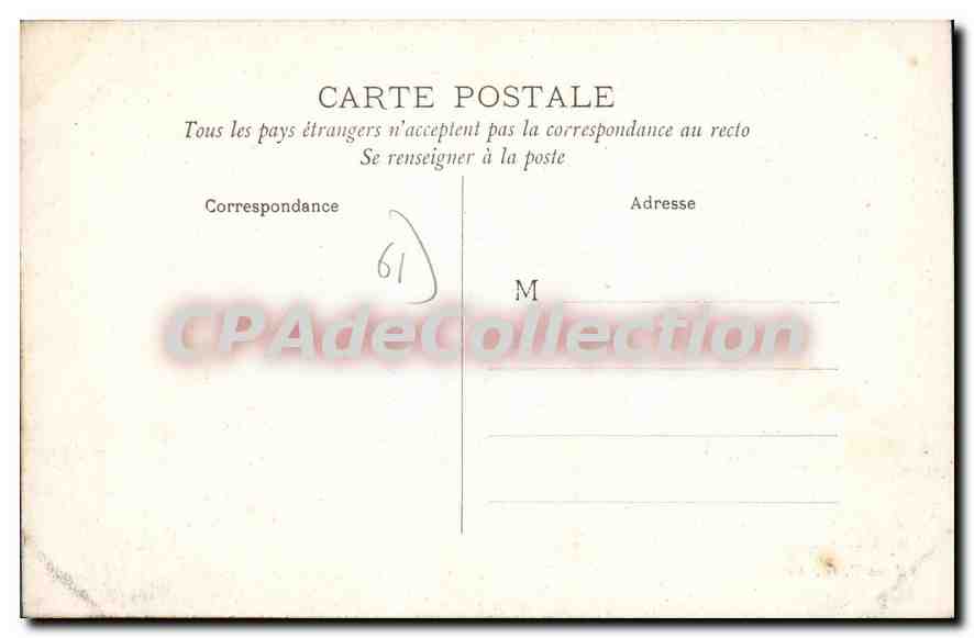 CPA Alencon Vue Sur la Sarthe — Rückseite
