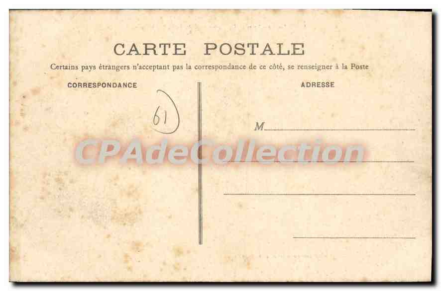 CPA Argentan Le Pont Rue De La Republique — Rückseite