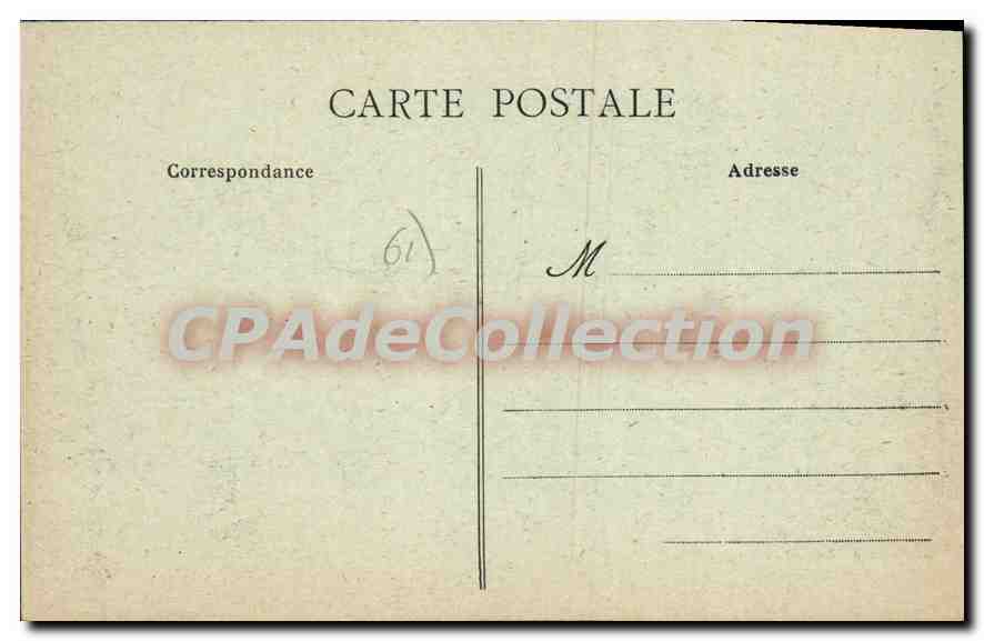 CPA Argentan Vieilles Maisons Sur I'Orne — Rückseite