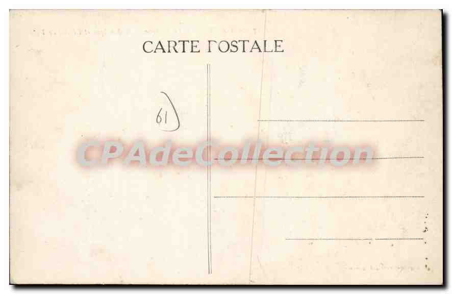 CPA Argentan Le KIosque De La Musique hôtel de ville — Rückseite