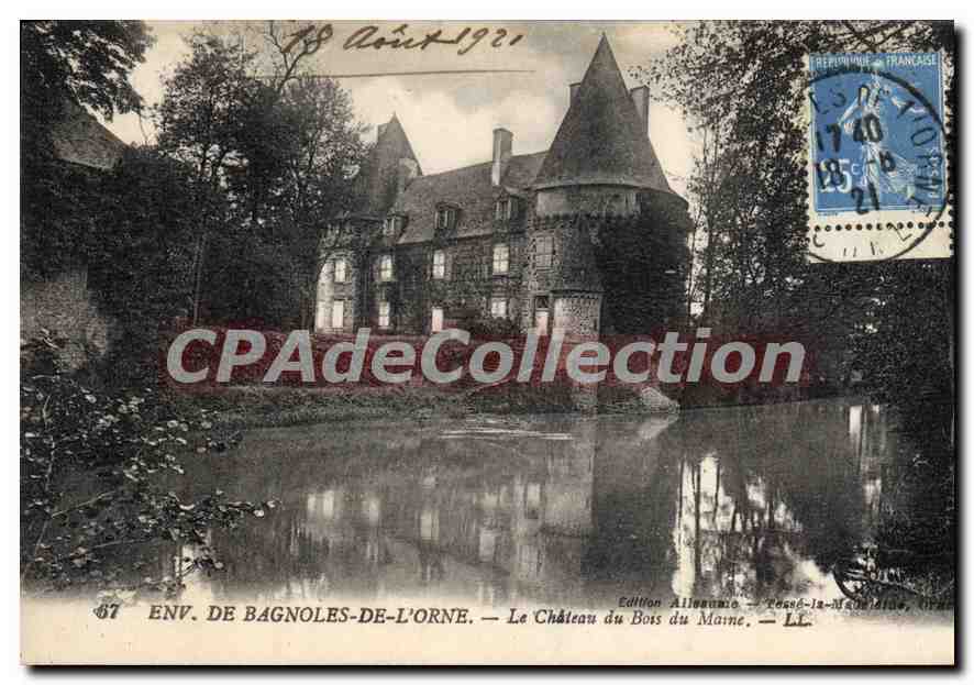 CPA Bagnoles De L'Orne Le Château du Bois du Maine