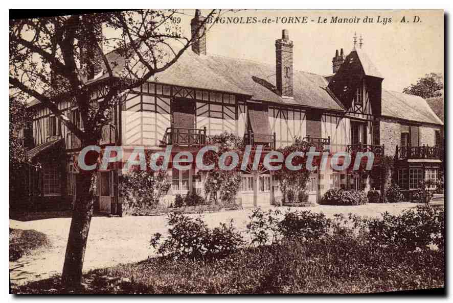CPA Bagnoles De L'Orne Le Manoir Du Lys