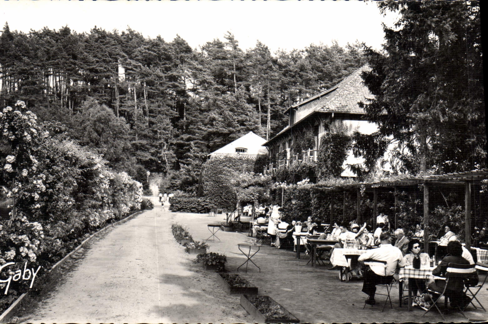 CPA Bagnoles De I'Orne hôtel de la vallée de la Cour