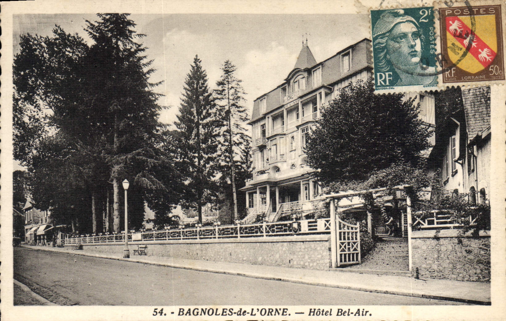CPA Bagnoles De I'Orne Hotel Bel Air