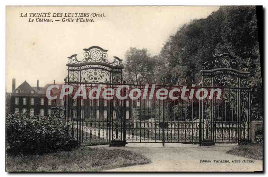 La Trinité-des-Leitières (Orne) — Das Schloss — Eingangstor — Edition Taranne, Gascé (Orne)