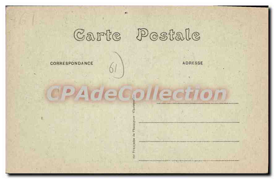 Monastère de la Grande Trappe (Orne) — Le Réfectoire — Nouvelle Collection 1919 — Rückseite
