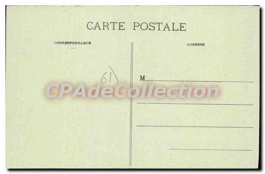 CPA Le Mesle Sur Sarthe L'eglise — Rückseite