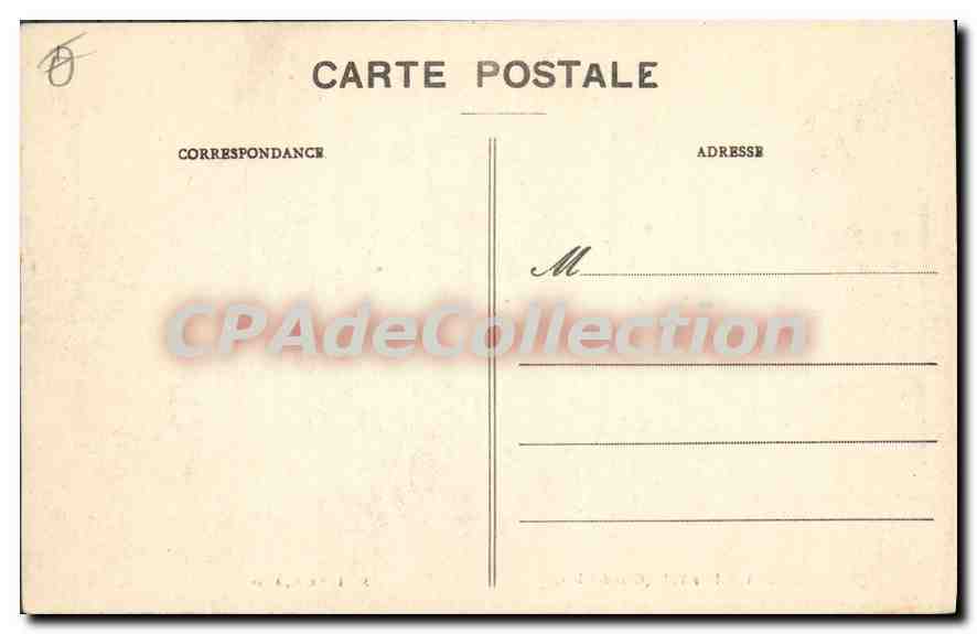 CPA Arras Hotel De Ville grand salon — Rückseite