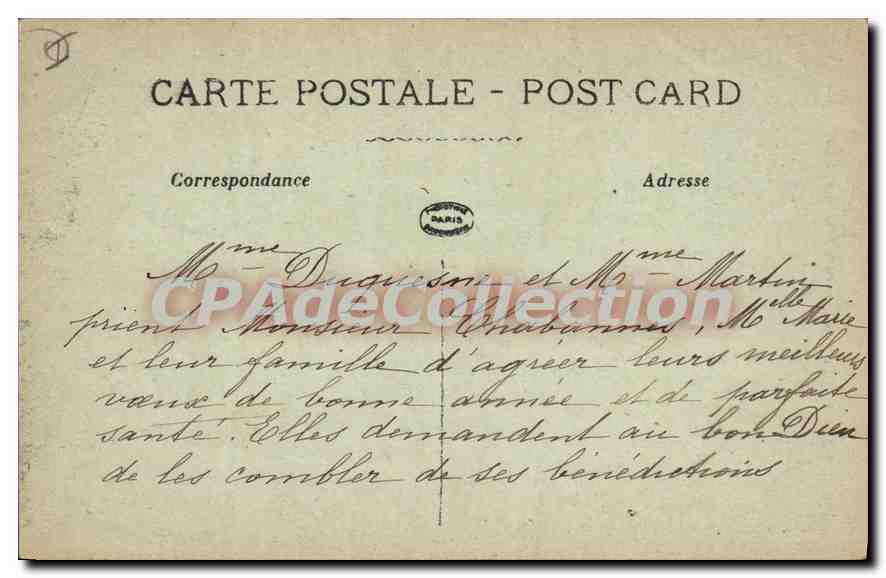 Arras — Ecke der Straßen Pasteur und St-Nicolas — La Densée — Rückseite