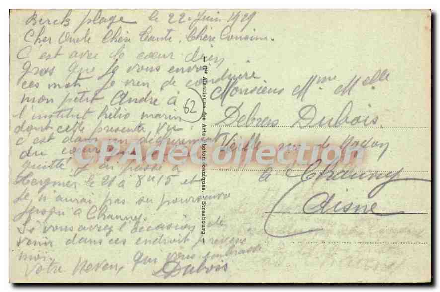Berck-Plage - Institut Hélio-Marin — éditeur inconnu, n° 137 — Reverso
