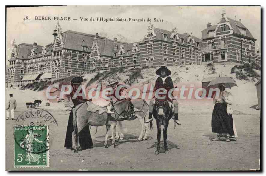 Berck-Plage — Vue de l'Hôpital Saint-François de Sales — Éditeur : CPAPhile