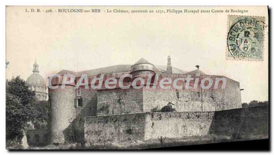 Boulogne-sur-Mer — The Castle, built in 1251, Philippe Hurepel being Count of Boulogne