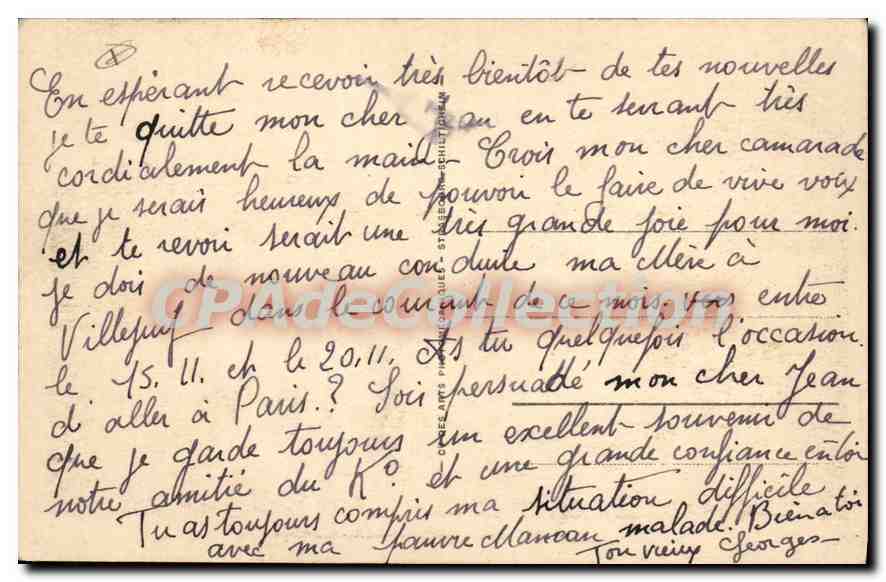 BOULOGNE-sur-MER - La Plage — CPA n°253, éditeur ARA — Achterkant