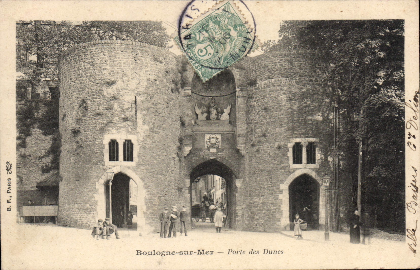 Boulogne-sur-Mer — Puerta de las Dunas — B. F., París