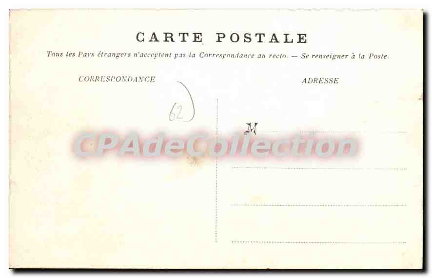 Boulogne-sur-Mer — Das Casino und die Dächer — Verleger: 22 — Rückseite