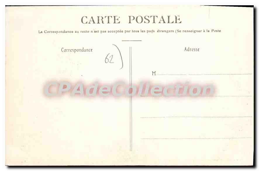 Boulogne-sur-Mer - La Plage — Imperial Hotel en arrière-plan — E.S. 186 — Verso