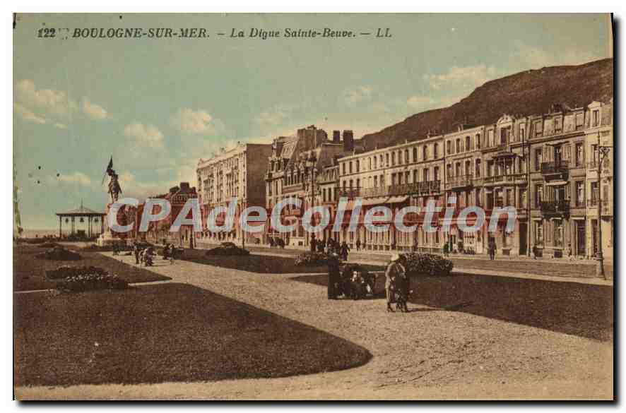 Boulogne-sur-Mer — La Digue Sainte-Beuve — LL, n° 122