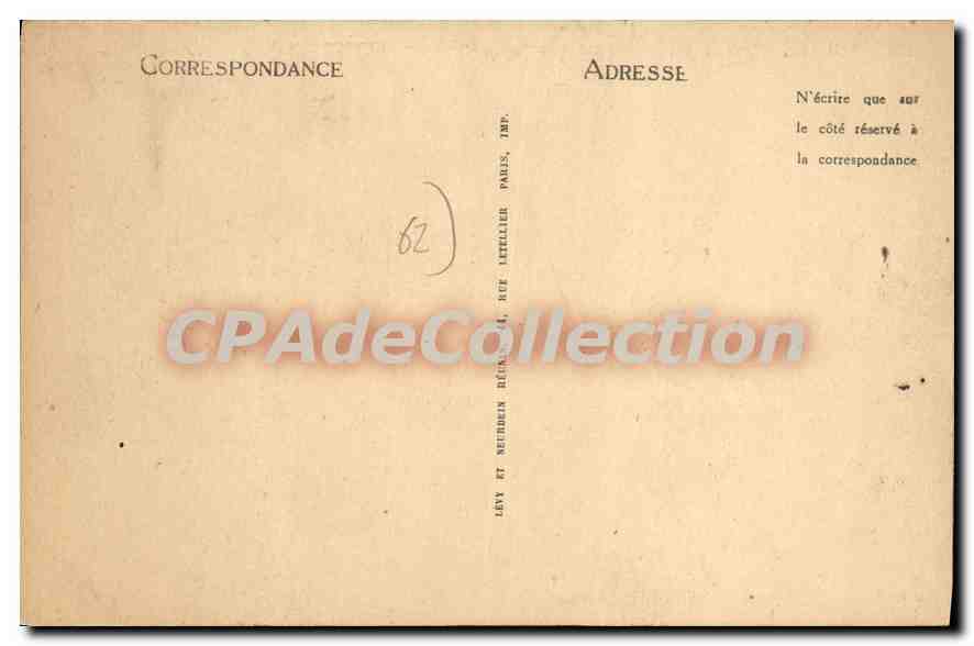 Boulogne-sur-Mer — La Digue Sainte-Beuve — LL, n° 122 — Rückseite