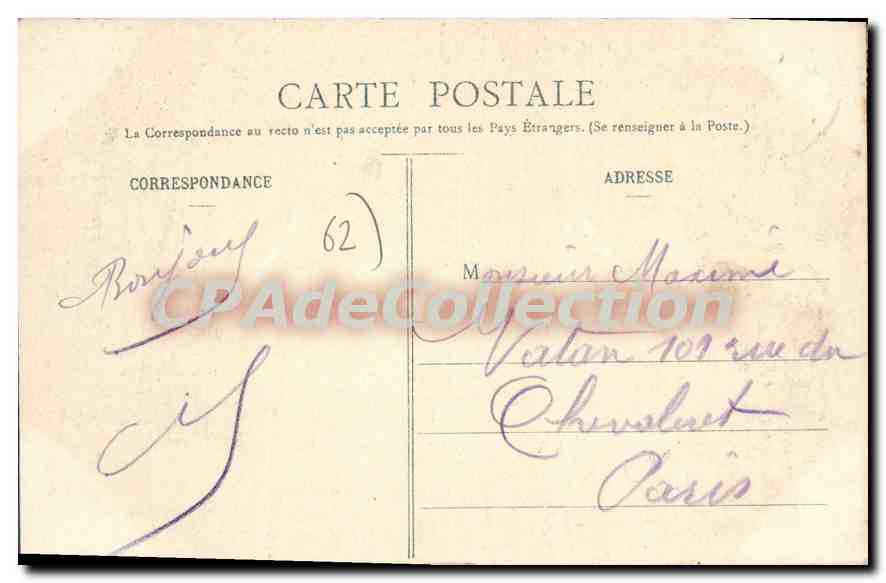 Boulogne-sur-Mer — Der Hafen — L. D., B., 317 — Rückseite