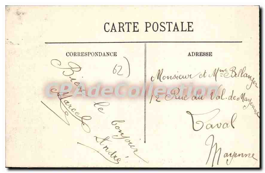 Boulogne-sur-Mer — Le Quai Chanzy — LL. — Verso
