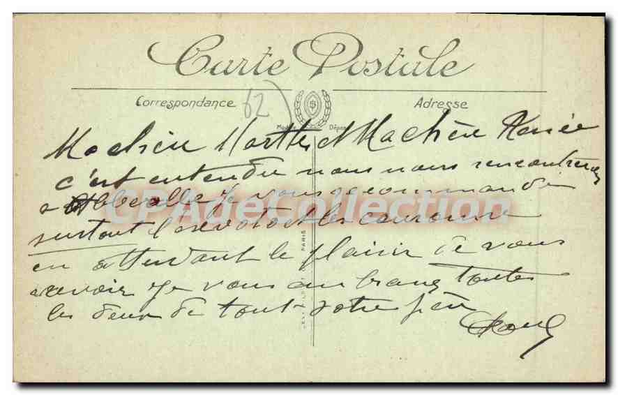 BOULOGNE-SUR-MER — La Gare Centrale — LL. — n° 237 — Reverso