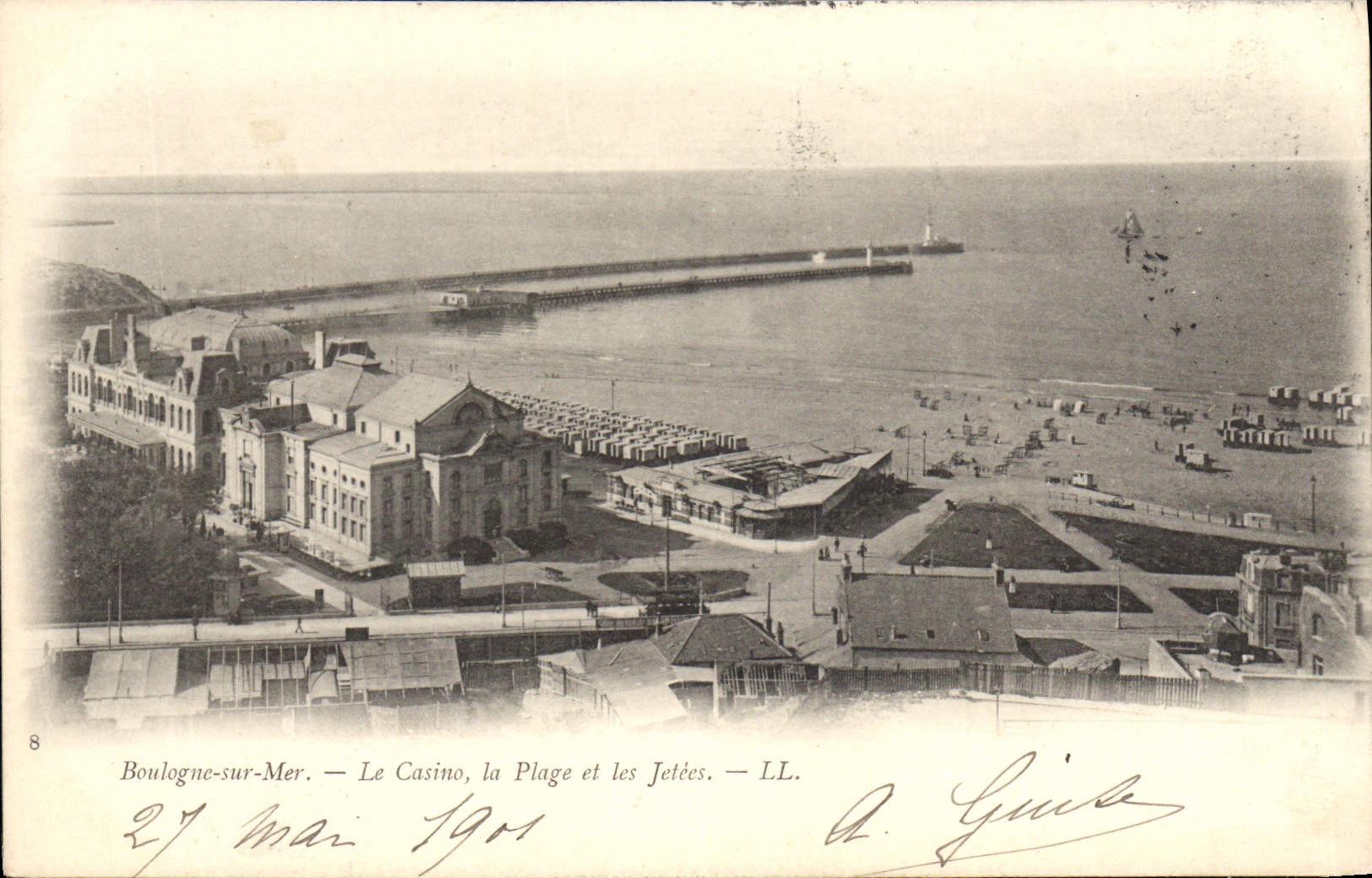 Boulogne-sur-Mer — Il Casinò, la spiaggia e le dighe — LL