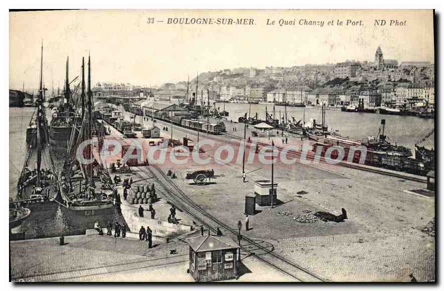 Boulogne-sur-Mer — Le Quai Chanzy et le Port — ND Phot.