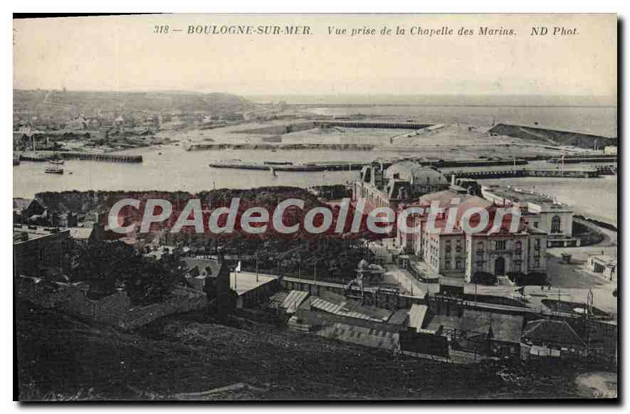 Boulogne-sur-Mer — Vue prise de la Chapelle des Marines — ND Phot. n° 318